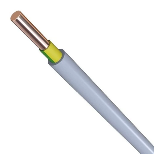 كابل نحاس PVC مصمت 1 ملي 300/500 فولت، خط واحد، عزل PVC، لون اسود ...