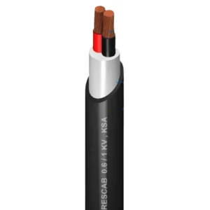 Stranded Copper Cable 2 Core 6mm CU/PVC/PVC, 0.6/1kV, 1000 meter Length | RESCAB