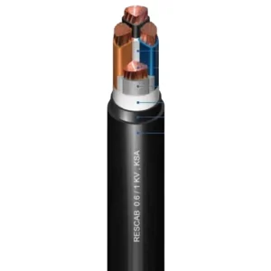 Stranded PVC Copper Cable 4 Core 2.5 mm, 0.6/1kV | RESCAB