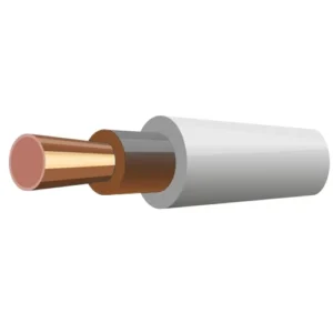 Stranded Copper Cable Single Core 6 sq mm, 0.6/1kV, Solid, PVC Insulated and Sheathed, Brown Color, Length 2000 M | RESCAB