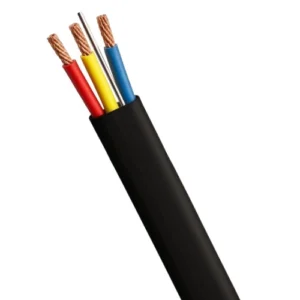 Stranded PVC Copper Cable 3 Core Flat and Earth 10 mm, 300/500V, PVC 70°C Insulation, Black Color, 1000 M | Saudi Cable Company