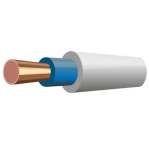Stranded Copper Cable Single Core 6 sq mm, 0.6/1kV, Solid, PVC Insulation, Blue Color, 2000 meter Length | Red Sea Cables