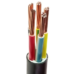 10mm Five Core Electrical Cable 300/500V, Stranded Copper Conductor, PVC Insulation and Sheath | Nohascom
