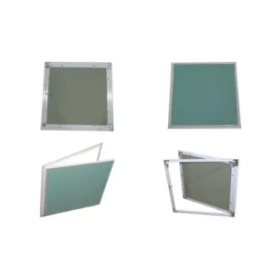 Gypsum Ceiling Maintenance Hatch Fire and Moisture Resistance Size 40×40 cm, Thickness 1.2 mm, Al Wataniya Gypsum Company
