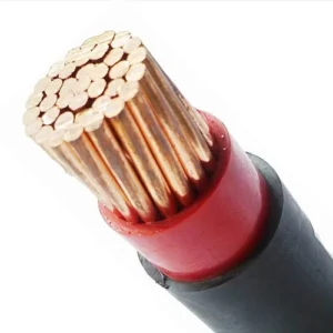 Stranded Copper Cable Single Core 10 mm, 0.6/1kV, PVC Insulation, Red Color, 2000 meter | RESCAB