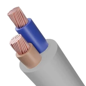 Stranded Copper Cable Two Core 4mm2 Size, 300/500 Rated Voltage, PVC Insulation, PVC Sheath | Riyadh Cables