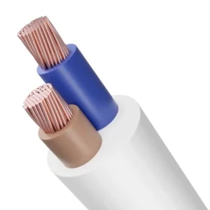 Two Core Flexible Copper Cable, 0.75mm Size Conductor, 300/500V, PVC Insulated and Sheathed | Riyadh Cables