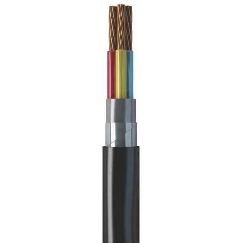 XLPE Insulated Stranded Copper Jeddah Cable, STA Armed, Size 3x16+10mm2, Low Voltage 600/1000V