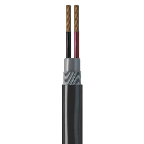 4mm 0.6/1kV Two Core Stranded Copper Power Cable, Armored with Steel Wires, XLPE Insulated | Jeddah Cables