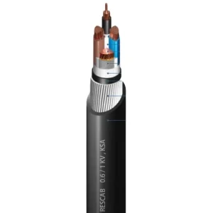 10mm 4 Core 0.6/1kV Stranded Copper Power Cable, STA Armed, XLPE Insulated, PVC Sheath, 1000 meter | RESCAB