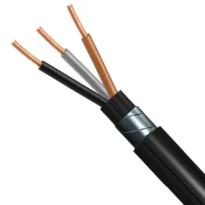 Power Solid Copper Cable 6mm, Three Cores, 0.6/1kV, SWA Armoured, XLPE Insulated, PVC Jacket, 1000 m/drum | RESCAB