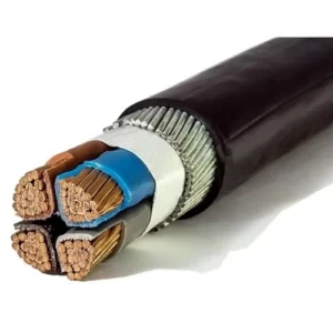 240mm 4 Core 0.6/1kV Electric Cable, Stranded Copper, XLPE Insulation, SWA Armoured, 300 m Length | BAHRA